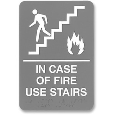 HEADLINE Sign, Ada, Fire Use Stairs HDS5400